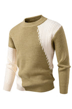 Herren Strickpullover mit modernem Struktur-Design und elegantem Kragen