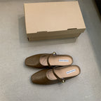 Damen elegante Sling-Ballerinas mit modischem Riemchen R&B