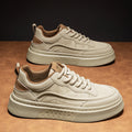 Damen Sportliche Leder Sneakers R&B