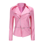 Damen jacke mit asymmetrischem Reißverschluss und stilvollen Zipper-Details R&B
