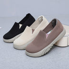 Damen Bequeme und atmungsaktive Slip-On Freizeitschuhe mit flexiblem Obermaterial R&B