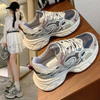 Damen Sportliche Sneakers mit ergonomischer Dämpfung und atmungsaktiven Mesh-Einsätzen R&B