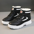 Damen modische High-Top Sneakers mit warmem Innenfutter und strapazierfähigem Obermaterial R&B