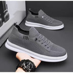 Damen Atmungsaktive Freizeit Sneakers mit elastischen Einsätzen