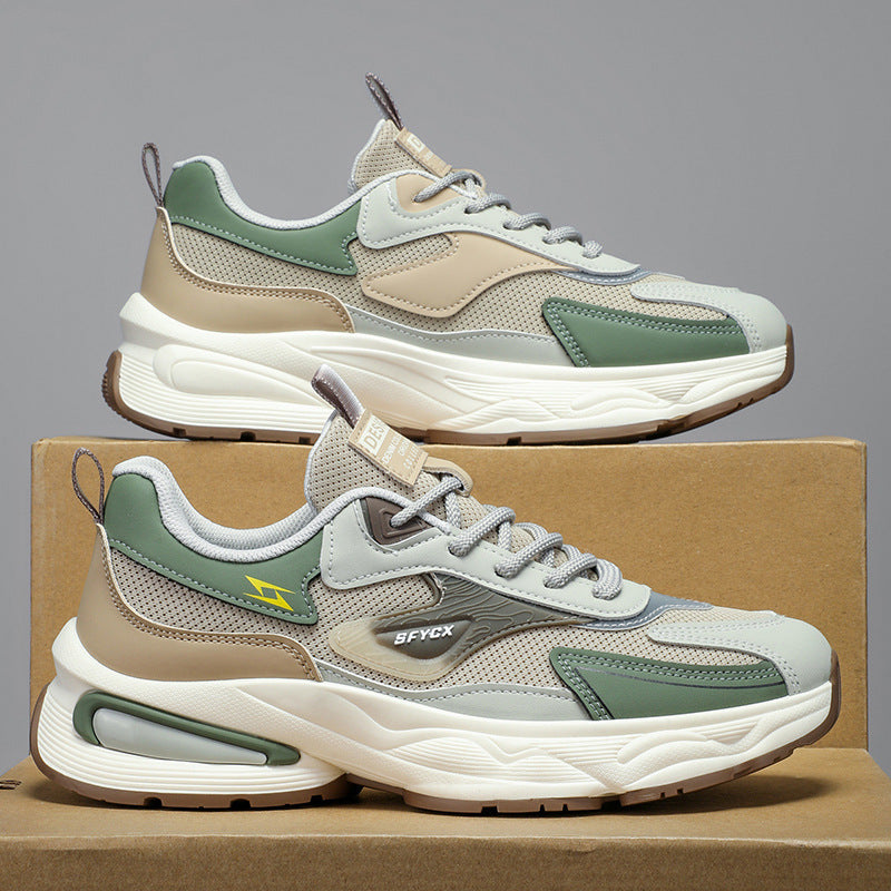 Damen Sportliche Comfort Sneakers mit atmungsaktiver Mesh-Oberfläche und dämpfender Sohle R&B