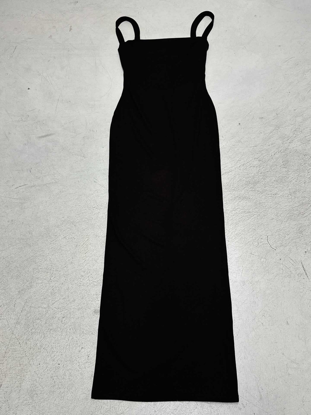 Damen Langarm Maxikleid mit elegantem V-Ausschnitt und schickem Rüschenabschluss R&B