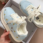 Damen Sneaker mit tierischen Motiven und bequemer Dämpfung