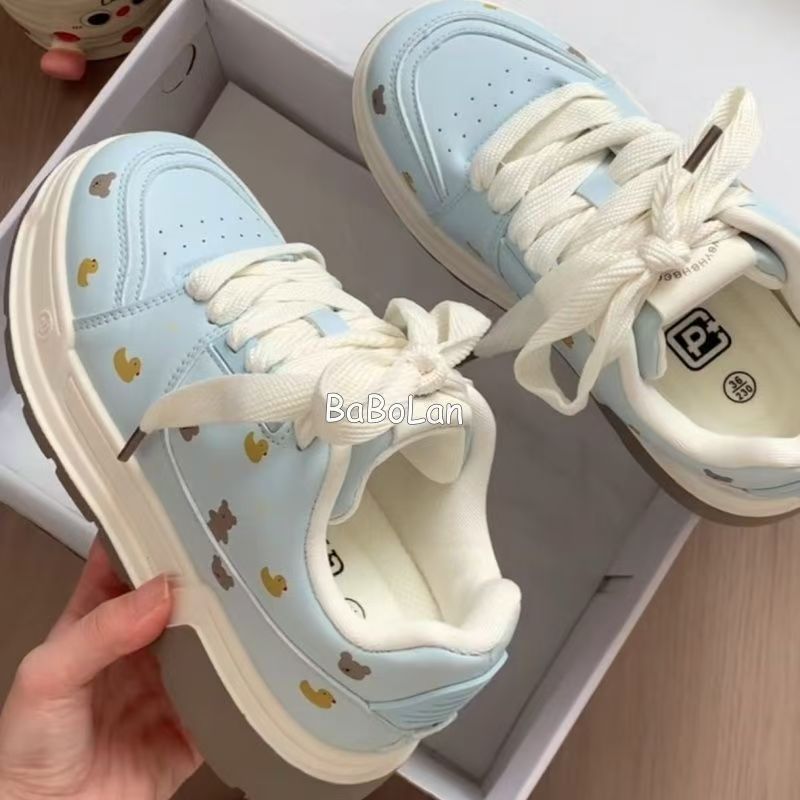 Damen Sneaker mit tierischen Motiven und bequemer Dämpfung