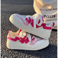 Damen Trendige Sneakers mit verspieltem Blüten-Design und bequemer Sohle R&B