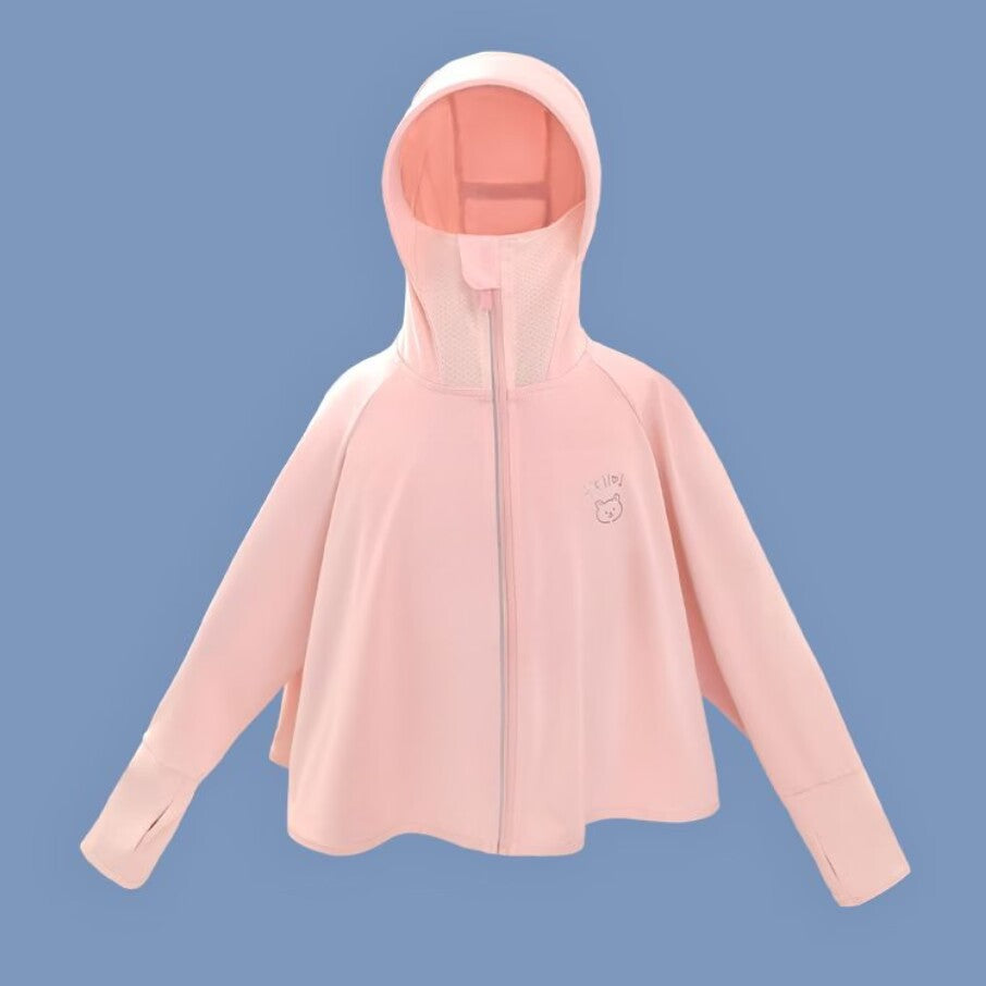 Damen atmungsaktive Sonnenschutzjacke mit Reißverschluss R&B