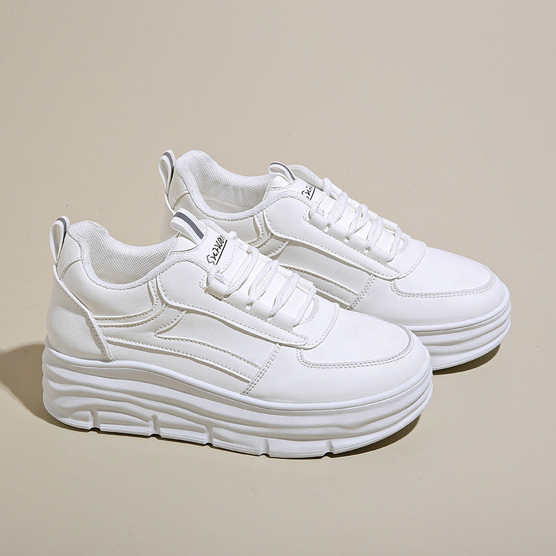 Damen Komfortable Plateau-Sneakers mit atmungsaktivem Obermaterial R&B