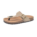 Damen Komfortable Zehentrenner-Sandalen mit verstellbarem Riemen und ergonomischer Sohle R&B