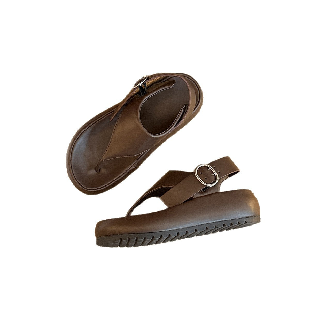 Damen Elegante Sandalen mit verstellbarem Riemen und ergonomischem Fußbett R&B
