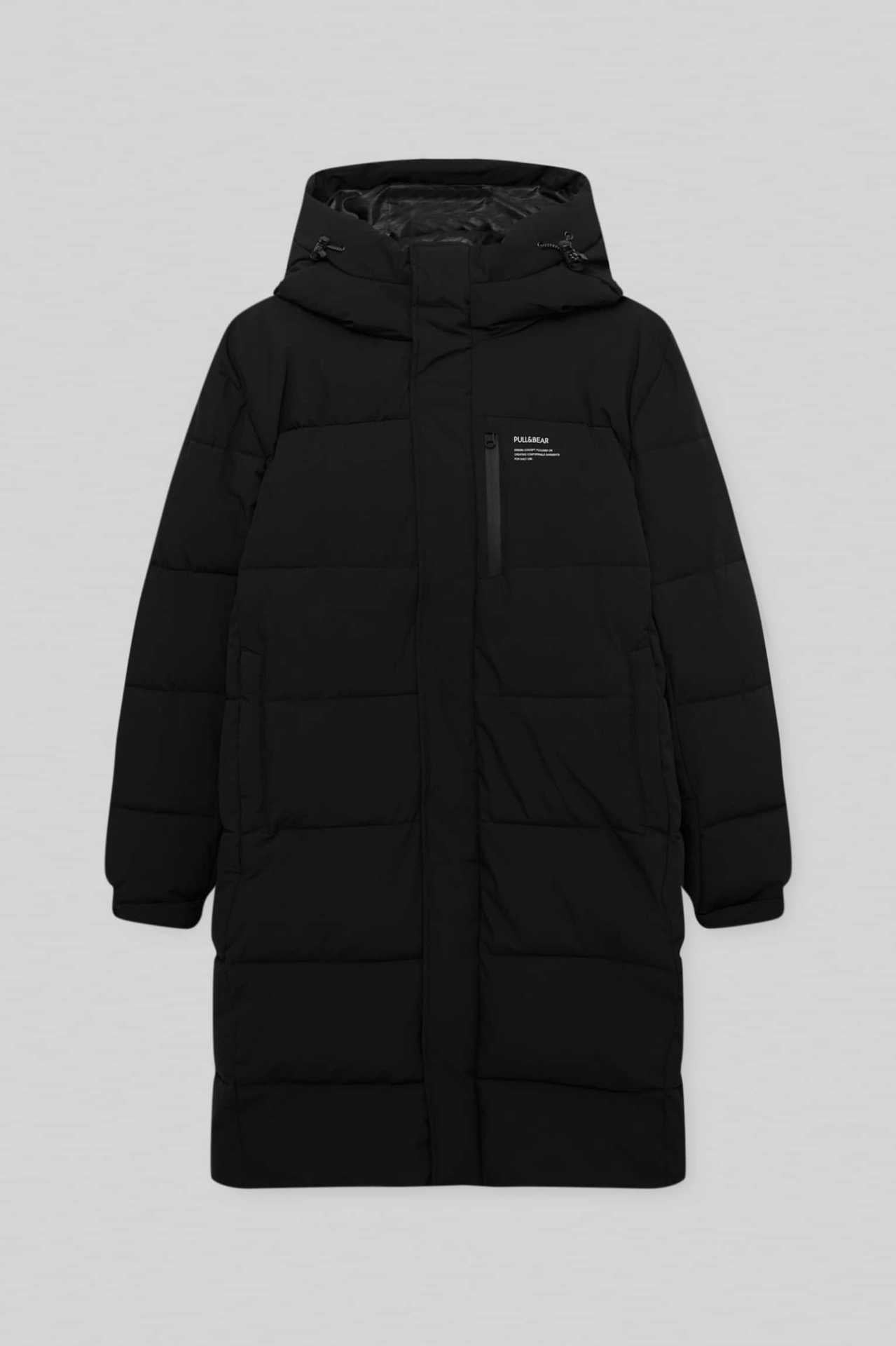 Damen gesteppte Wintermantel mit Kapuze und praktischen Taschen Hedi-Mode