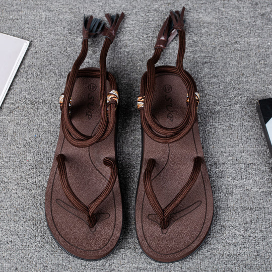 Damen multifunktionale Freizeitsandalen mit verstellbarem Riemensystem und rutschfester Sohle R&B