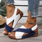 Damen Komfortable Sandalen mit bequemem Fußbett und modischem Schnitt