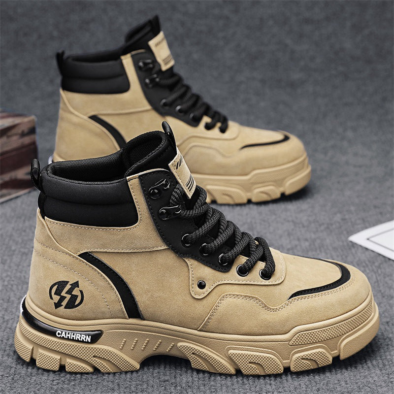 Damen Sportliche High-Top Stiefel mit robustem Profil und Dämpfungstechnologie R&B
