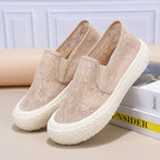 Damen Slip-On Schuhe mit zartem Spitzenobermaterial R&B