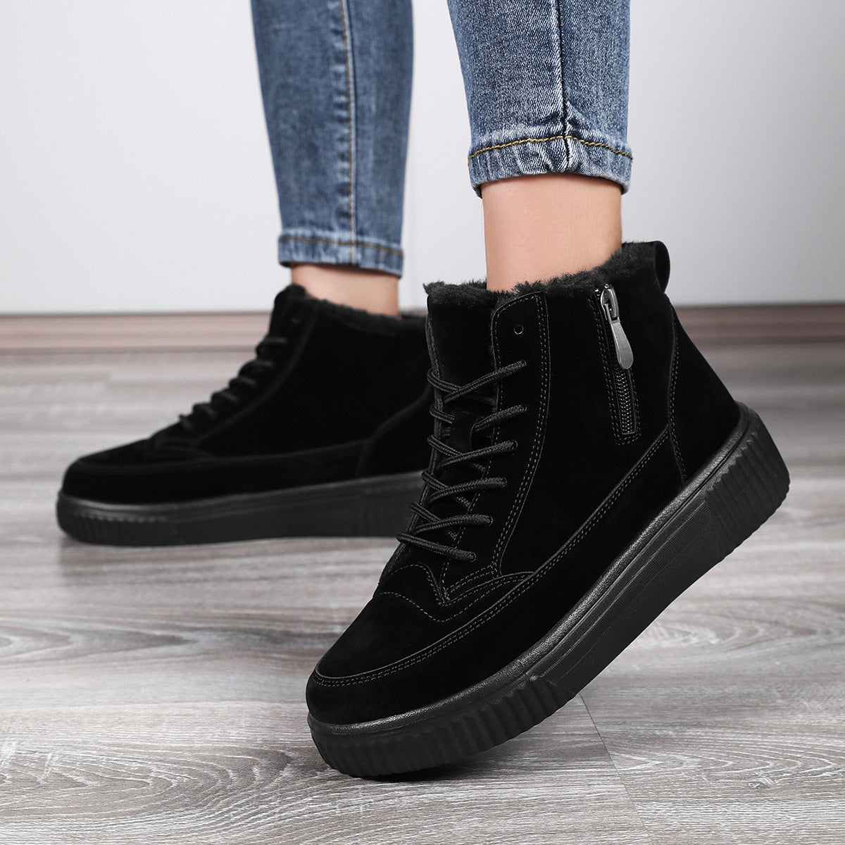 Damen Komfortable Winterstiefel mit isolierendem Futter und rutschfester Sohle