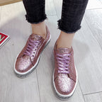 Damen Glitzernde Sneakers mit komfortablem Plateau R&B