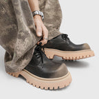 Damen Stabile und modische Schnürschuhe mit robustem Profil R&B