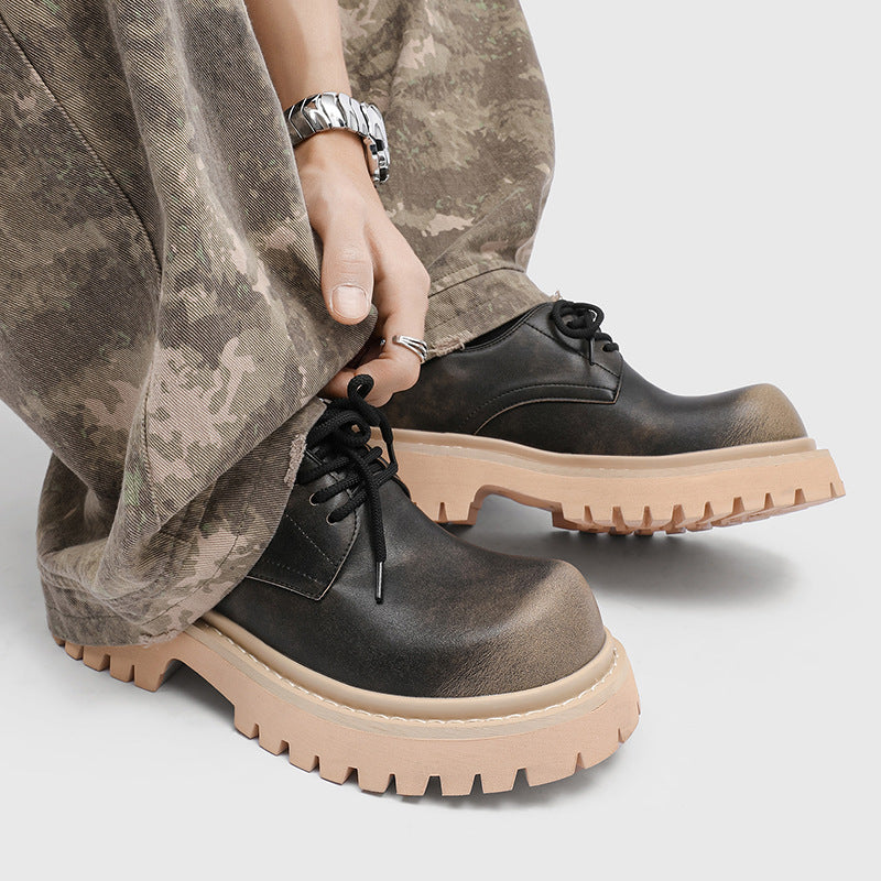 Damen Stabile und modische Schnürschuhe mit robustem Profil R&B