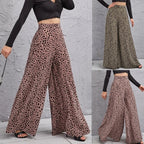 Damen Weit geschnittene Palazzo-Hose mit gepunktetem Design R&B