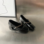 Damen Elegante Plateauschuhe mit dekorativen Schnallen und stabiler Blockabsatz R&B