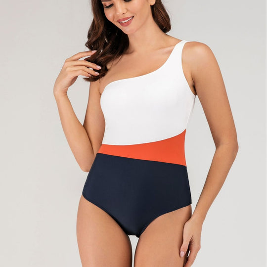 Damen Sportlicher Einteiler-Badeanzug mit hochwertigem Material R&B