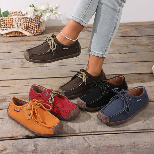 Damen Sneakers im lässigen Design mit komfortabler Schnürung und rutschfester Sohle R&B
