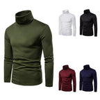 Herren Rollkragenpullover aus weichem Strickmaterial R&B