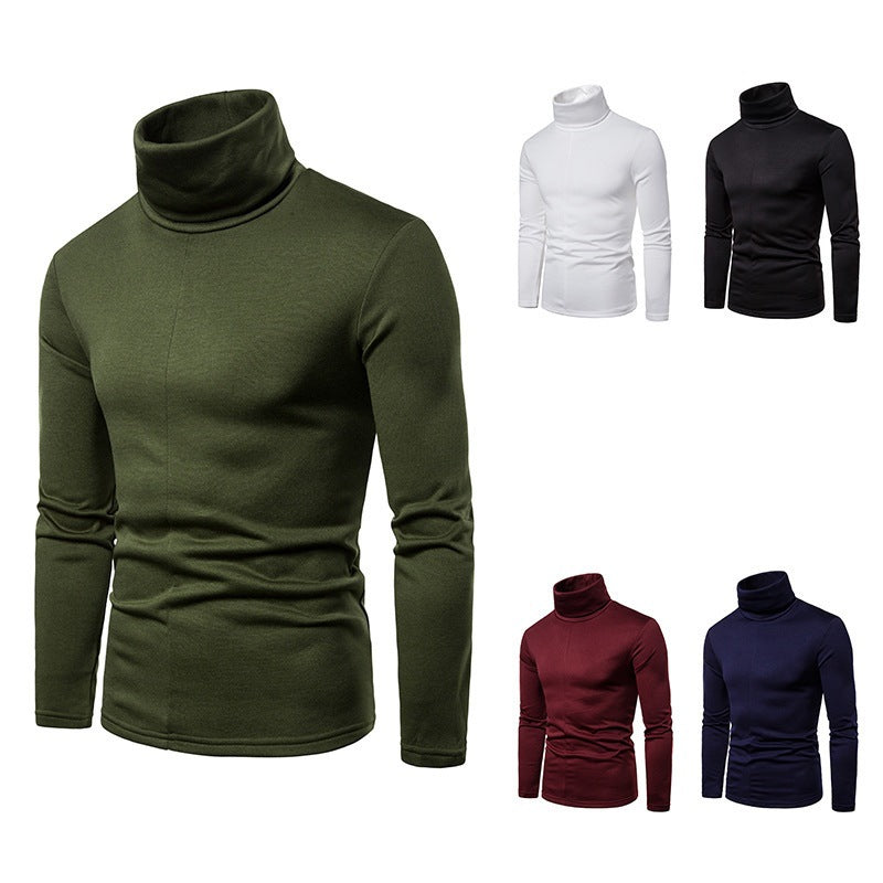 Herren Rollkragenpullover aus weichem Strickmaterial R&B