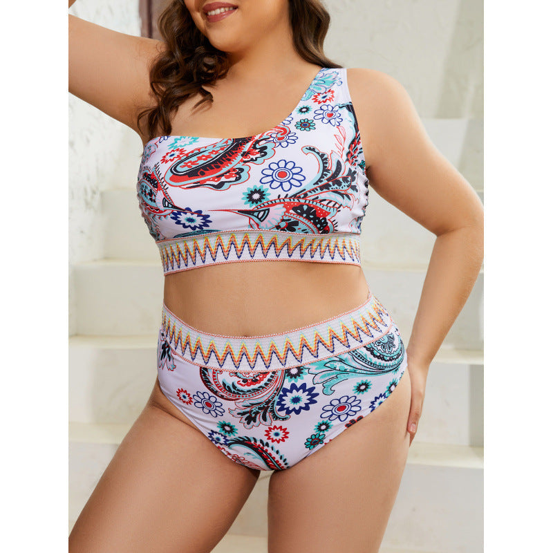 Damen Bikini-Set mit floralem Muster und sportlichem Schnitt R&B
