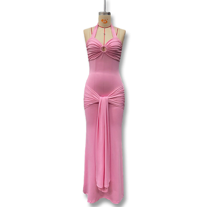 Damen Figurschmeichelndes Abendkleid mit raffiniertem Design R&B