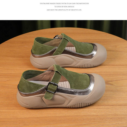 Damen bequeme Clogs mit verstellbarem Riemen und atmungsaktiver Sohle R&B