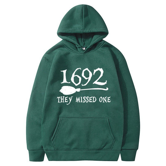 Damen Kapuzenpullover mit kreativem Halloween-Motiv und lockerer Passform R&B