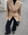 Damen Eleganter Zweireiher Blazer im modernen Schnitt R&B
