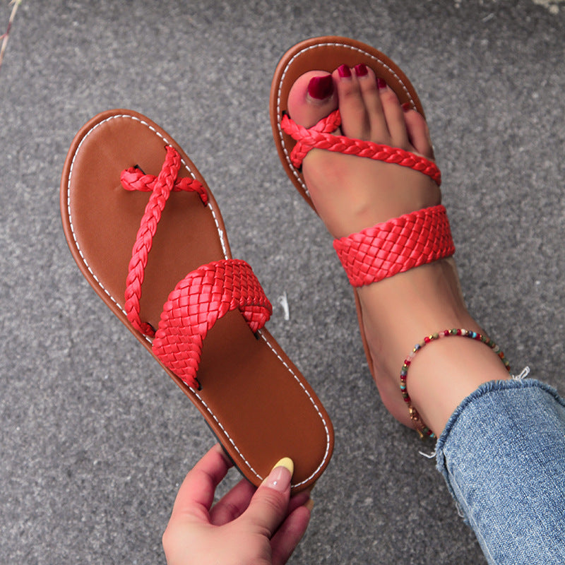 Damen Flecht-Sandalen R&B