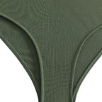 Damen Sportlicher Hochgeschnittener Bikini R&B