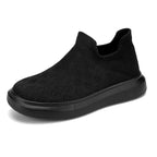 Damen Komfortable Knit Slip-On Sneakers