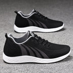 Damen Sportliche Netz-Sneaker mit atmungsaktiver Oberfläche und flexibler Sohle R&B