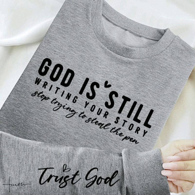 Damen Sweatshirt mit inspirierendem Schriftzug und weichem Material R&B