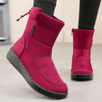 Damen Modische Winterstiefel mit isolierender Innensohle und rutschfester Sohle R&B