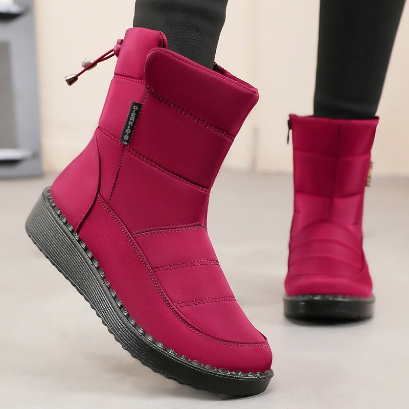 Damen Modische Winterstiefel mit isolierender Innensohle und rutschfester Sohle R&B