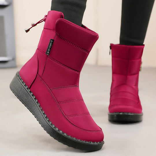 Damen Modische Winterstiefel mit isolierender Innensohle und rutschfester Sohle R&B