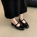 Damen Ballerinas mit modischem Riemchen und weichem Innenfutter R&B