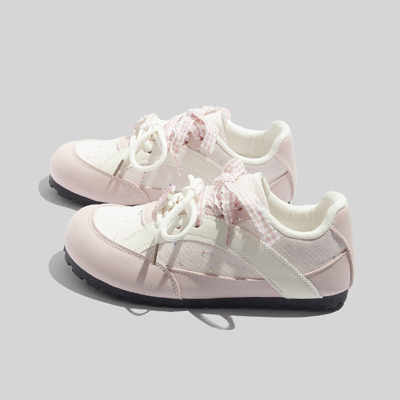 Damen Freizeit-Sneaker mit verspieltem Design und atmungsaktiver Oberflächenstruktur