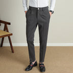 Herren Moderne Business-Hose mit eleganter Nadelstreifenoptik R&B