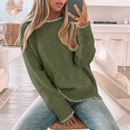 Damen Übergrößen Strickpullover R&B