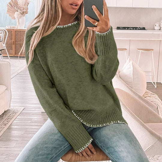 Damen Übergrößen Strickpullover R&B